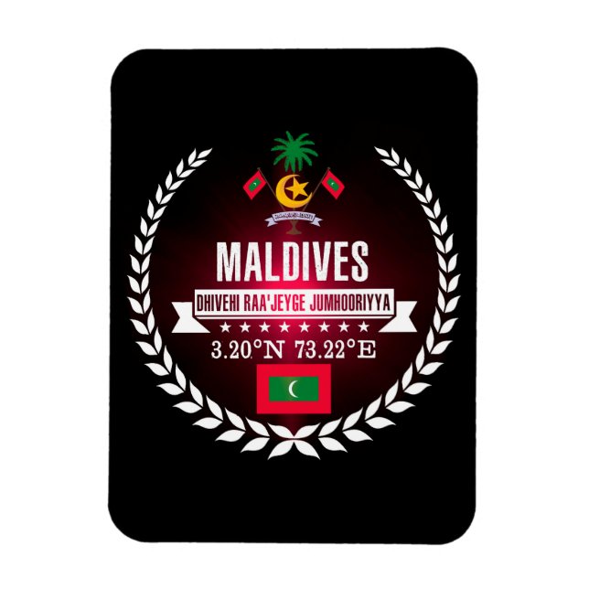 Maldives Magnet (Vertical)