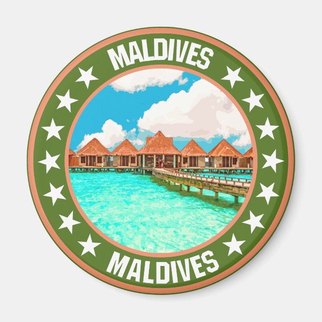 Maldives                                           magnet (Front)