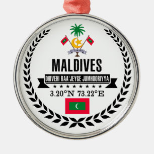 Maldives Metal Tree Decoration
