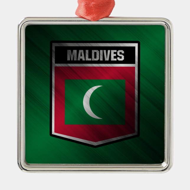 Maldives Metal Tree Decoration (Front)