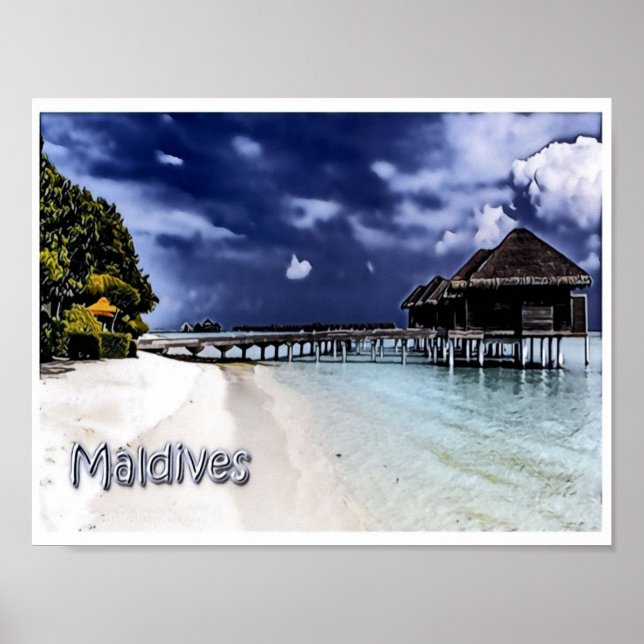 Maldives - Panorama - Poster (Front)