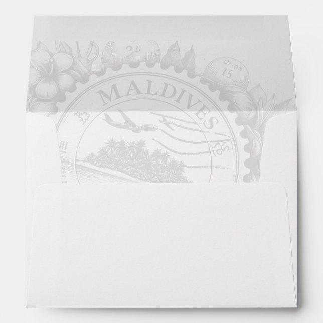 Maldives Passport Envelope (Back (Bottom))