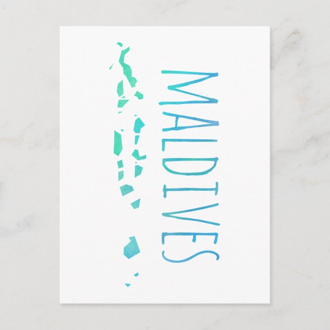 Maldives Postcard (Front)