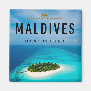 🏖️ Maldives Private Island Escape Luxury Homes 🌊 Magnet