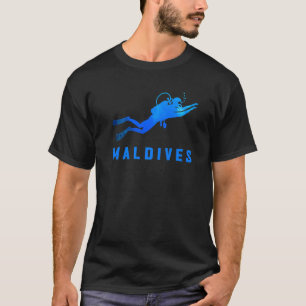 Maldives Scuba Diving Maldives Souvenir Diver 3 T-Shirt