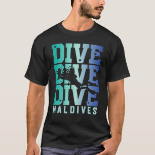 Maldives Scuba Diving Maldives Souvenir Diver T-Shirt