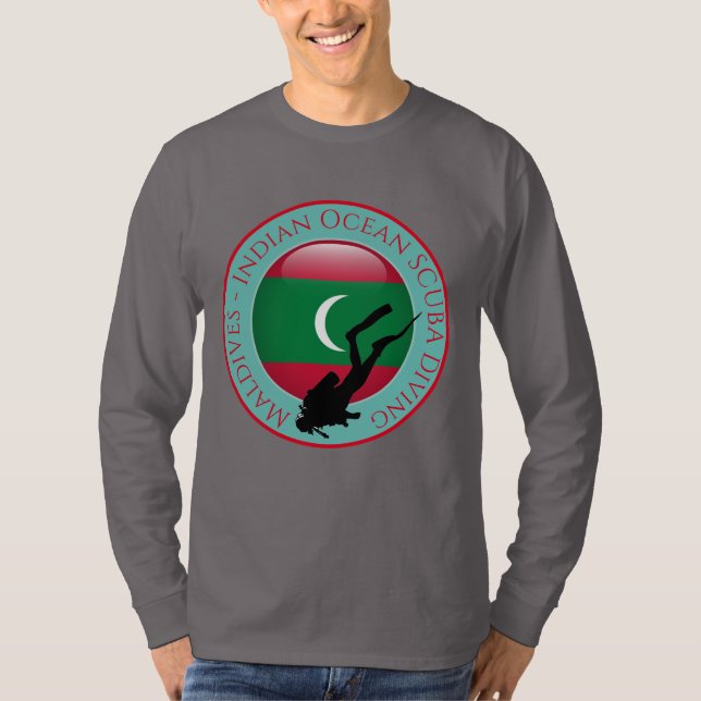 Maldives SCUBA Diving T-Shirt (Front)