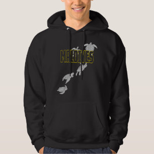 Maldives Sea Turtles, Scuba Diving with Turtles Hoodie
