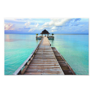Maldives Serenade Jetty Photo Print