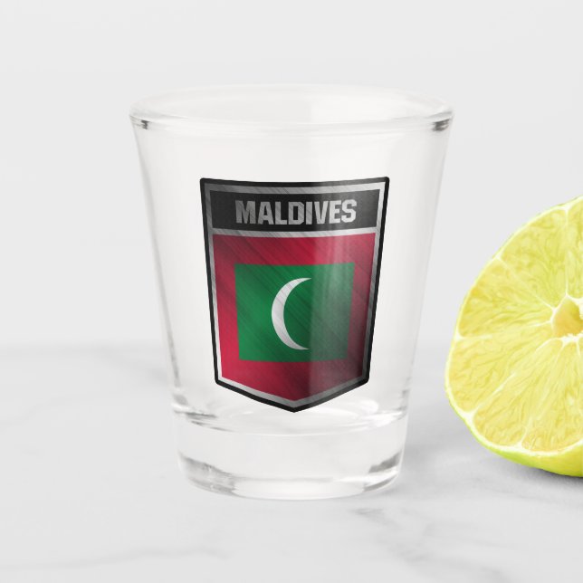 Maldives Shot Glass (Front)