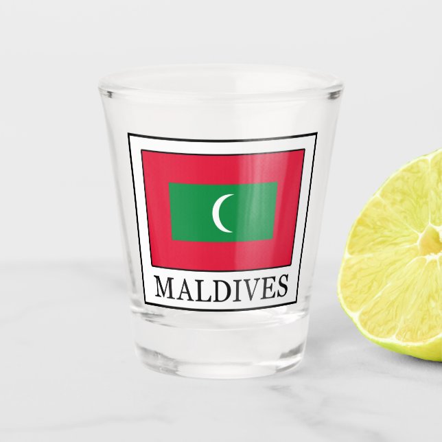 Maldives Shot Glass (Front)