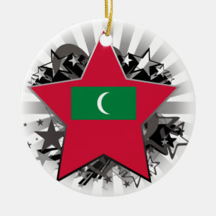 Maldives Star Ceramic Tree Decoration