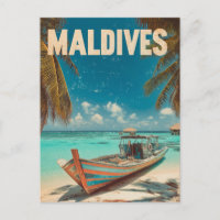 Maldives Vintage Tropical Beach - Ocean Travel