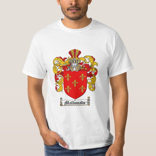 Maldonado Family Crest - Maldonado Coat of Arms T-Shirt (Front)