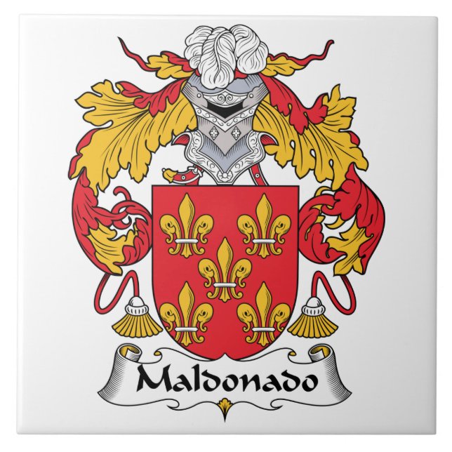 Maldonado Family Crest Tile (Front)