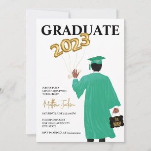 Male 2023 Graduation Party Invitation