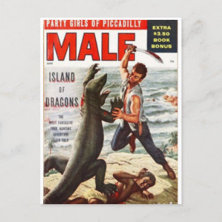 Male 2 postcard