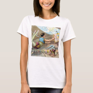 Male Acrobats Performing At A Circus T-Shirt