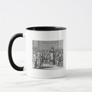 Male and Female Quakers at their Assembly Mug