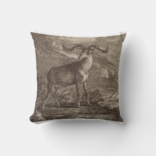 Male and young Red deer Cushion