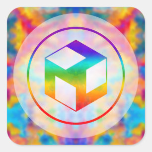 Male Antahkarana - Yang Antahkarana Square Sticker