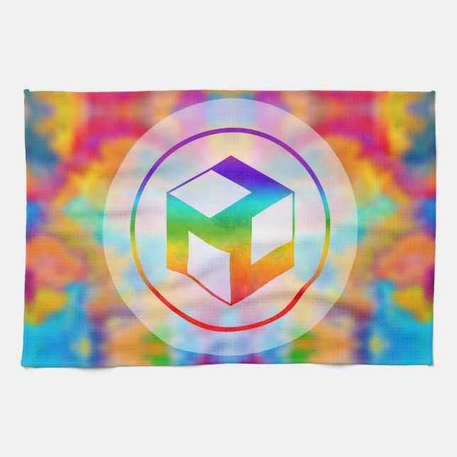 Male Antahkarana - Yang Antahkarana Tea Towel (Horizontal)