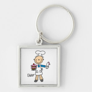 Male Baker Key Ring