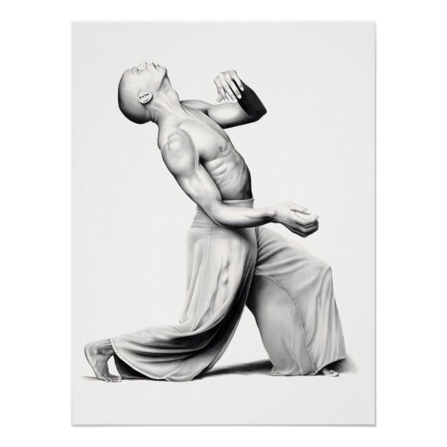 Male ballet dancer poster (Front)
