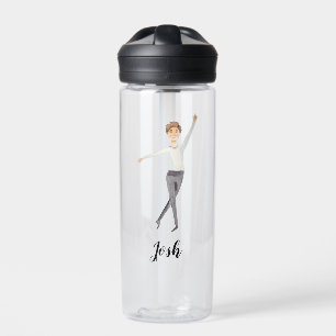Male Ballet Dancer Water Bottle