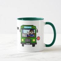 Male Best Bus Driver Customised Mug