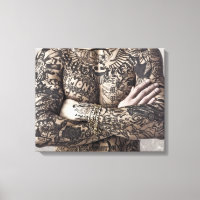 Male Body Tattoo Photograph