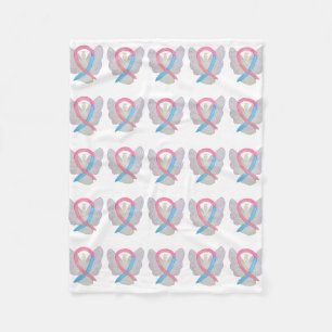 Male Breast Cancer Awareness Blanket