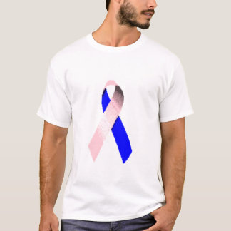 Male Breast Cancer Ribbon Shirt