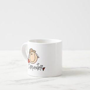Male Carpenter Espresso Cup