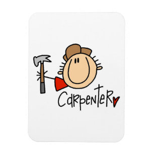 Male Carpenter Magnet