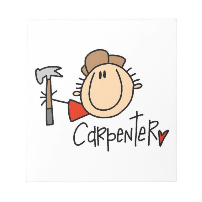 Male Carpenter Notepad (Front)