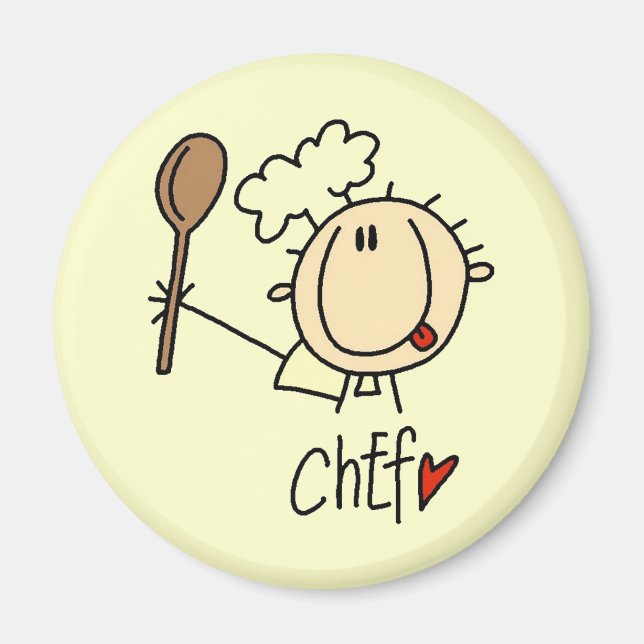 Male Chef Magnet (Front)