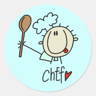 Male Chef Stickers