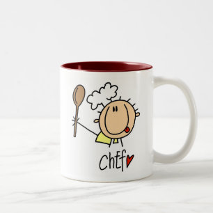 Male Chef Two-Tone Coffee Mug