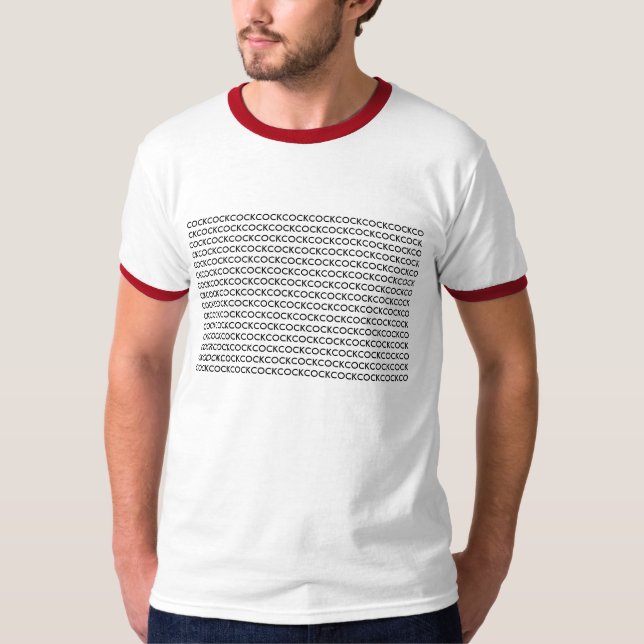 MALE CHICKEN - Customised T-Shirt (Front)
