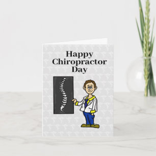 Male Chiropractor Day Greeting Card