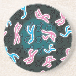 Male Chromosomes Coaster