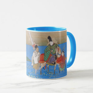 Male Courtier on Horseback Crossing River (1839) Mug