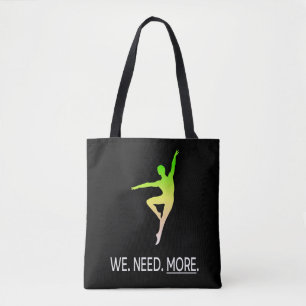 Male Dancer Awareness II Personalised Tote Bag