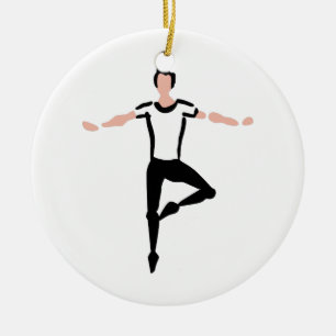 Male Dancer Ceramic Tree Decoration