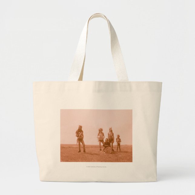 Male Dancers Large Tote Bag (Front)