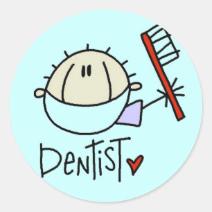 Male Dentist Stickers