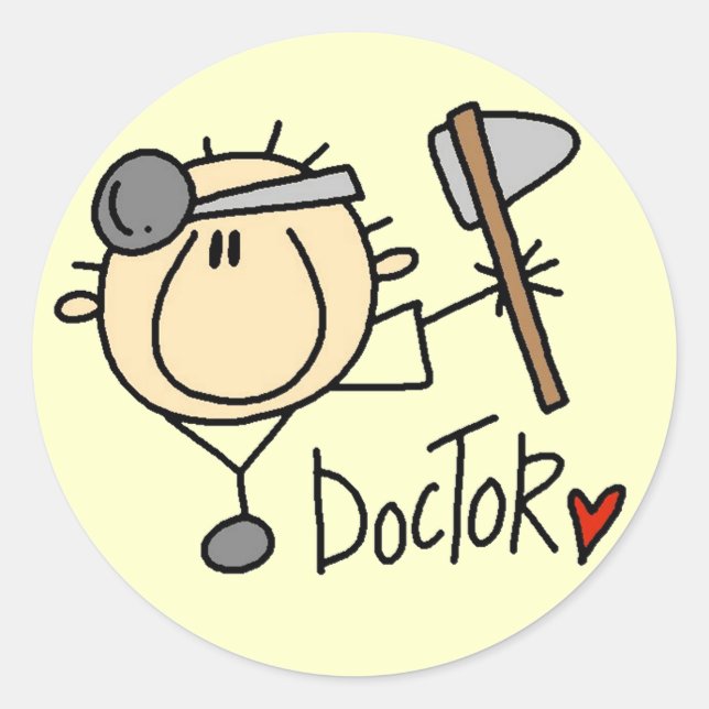 Male Doctor Stickers (Front)