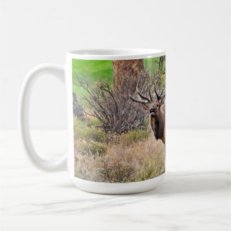Male Elk in Estes Park, Colorado during September Coffee Mug