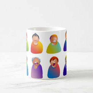 Male Emoticons Coffee Mug